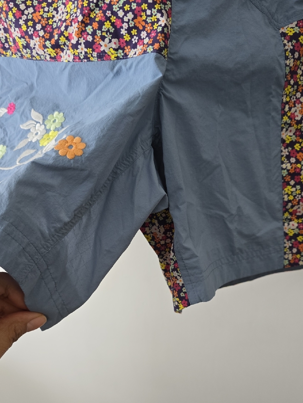 FP Movement by Free People Prime Time Floral Patchwork Shorts Large - Picture 6 of 10